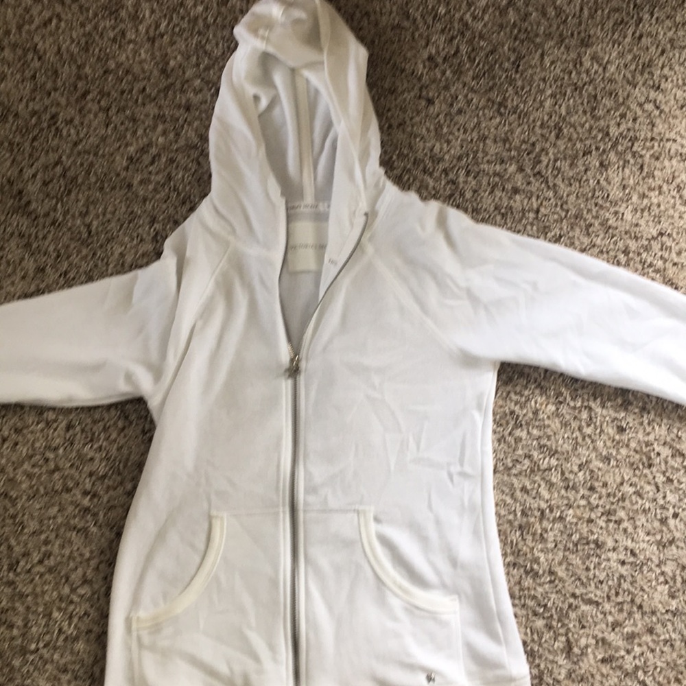 VS angel wing white hoodie with gold angel wings